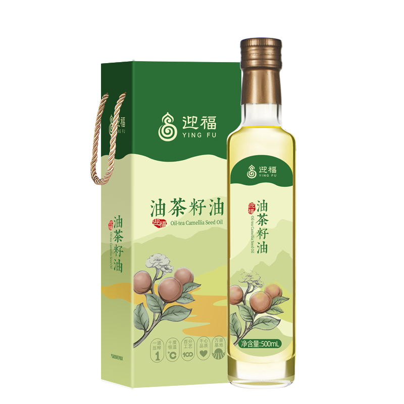 迎福 油茶籽油500ML*1礼盒高清大图