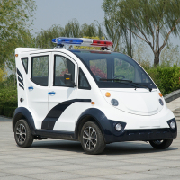 德武军恒5座电动巡逻物业景区学校保安四轮巡查车3500瓦+60v100ah*5只铅酸电池刹车助力