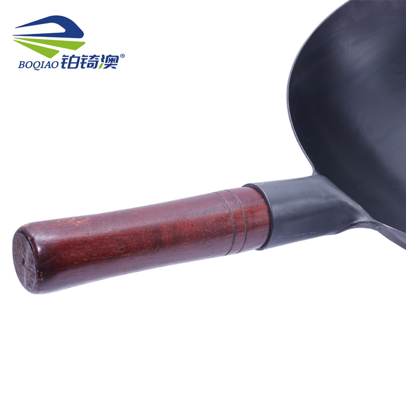 铂锜澳商用氮化木柄炒锅 铁锅 36cm 个高清大图