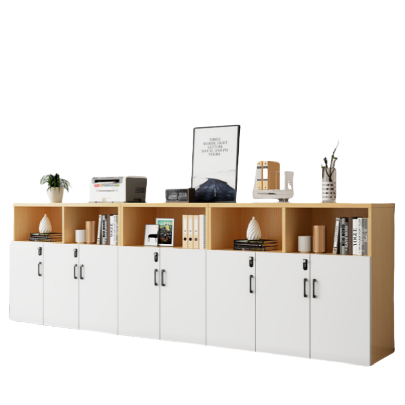 智叶舟矮柜文件柜八门柜320*40*109cm台高清大图