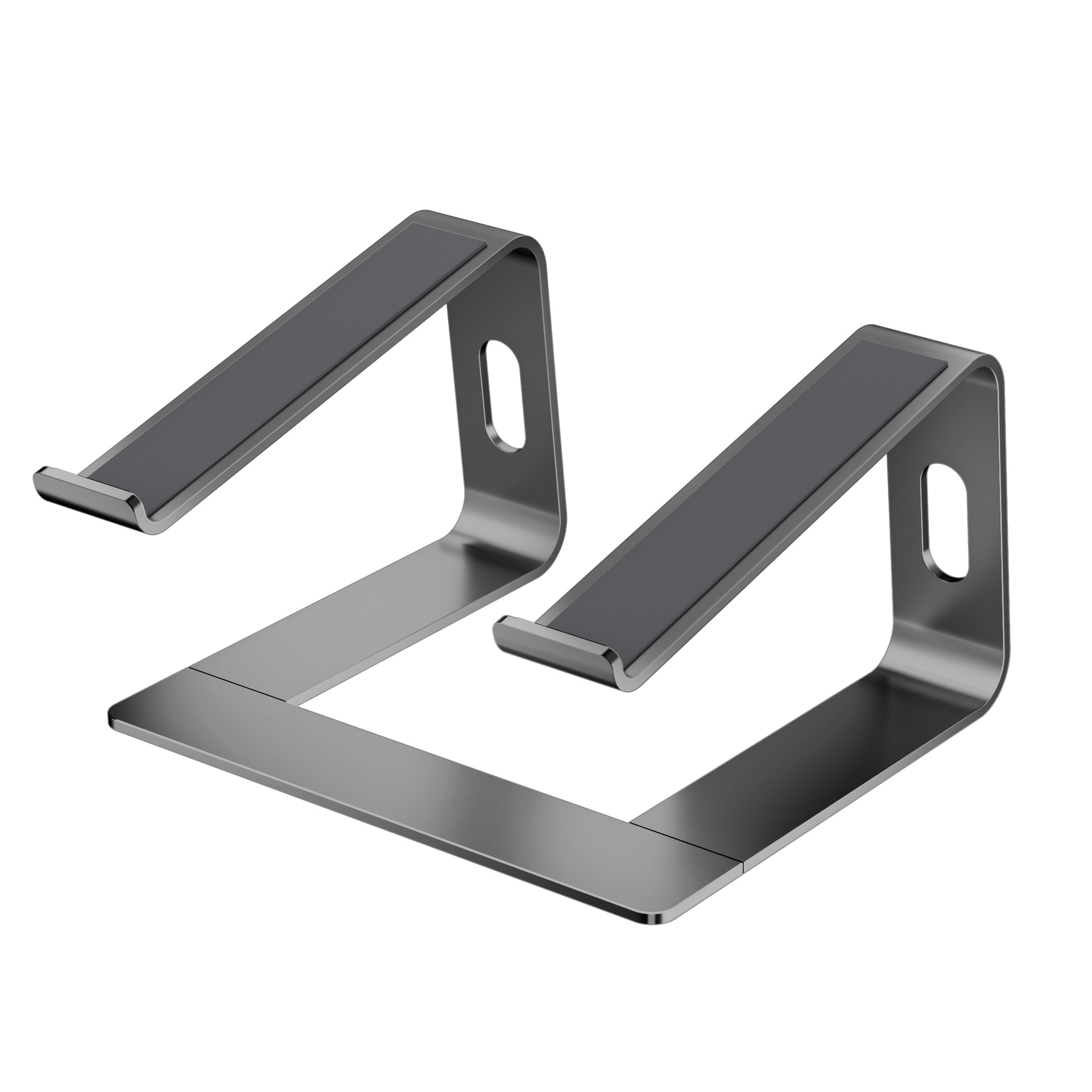 籁美达 Z1笔记本电脑支架笔记本电脑铝合金散热支架手提电脑增高支撑架 260*224*150mm 黑色高清大图