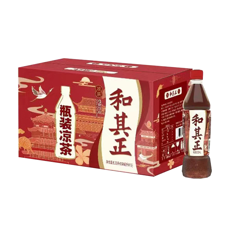 和其正 凉茶550ml*15瓶 整箱高清大图