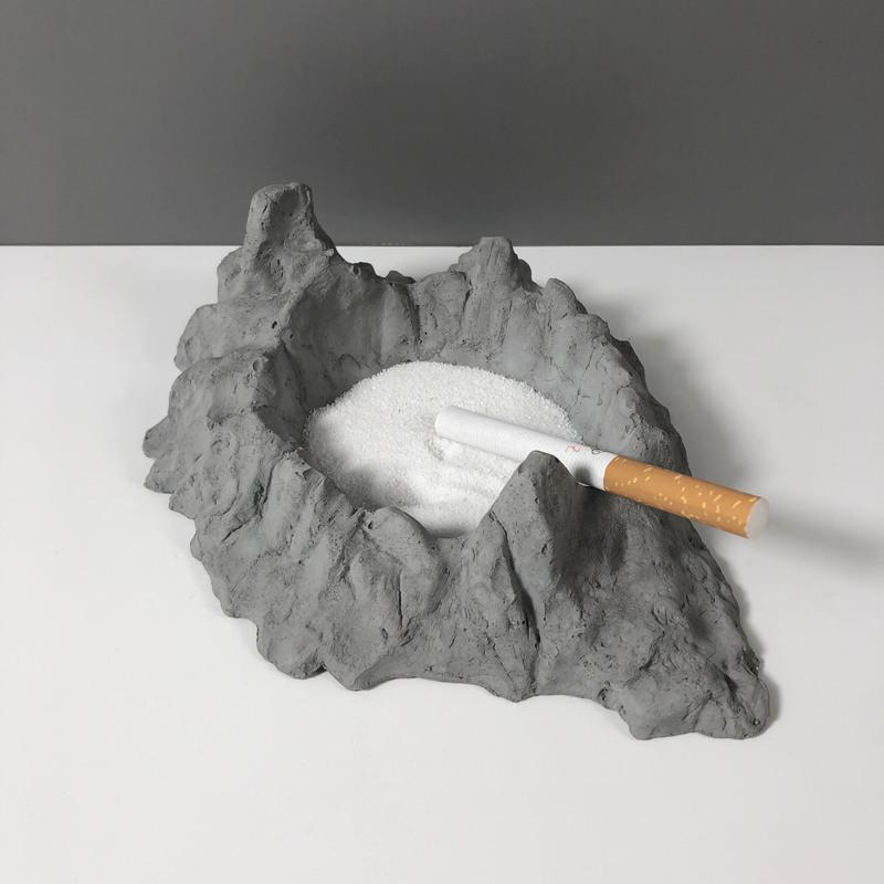 三维工匠北欧烟灰缸ins风创意水泥个性现代潮流简约装饰北欧酒店民宿