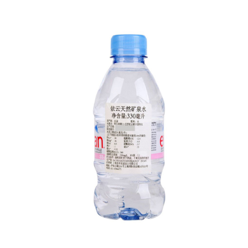 法国 evian依云矿泉水 330ml*6瓶 组合装