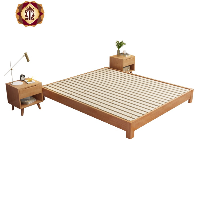 三维工匠北欧定制榻榻米矮床架15米简约现代落地床全实木日式低床无