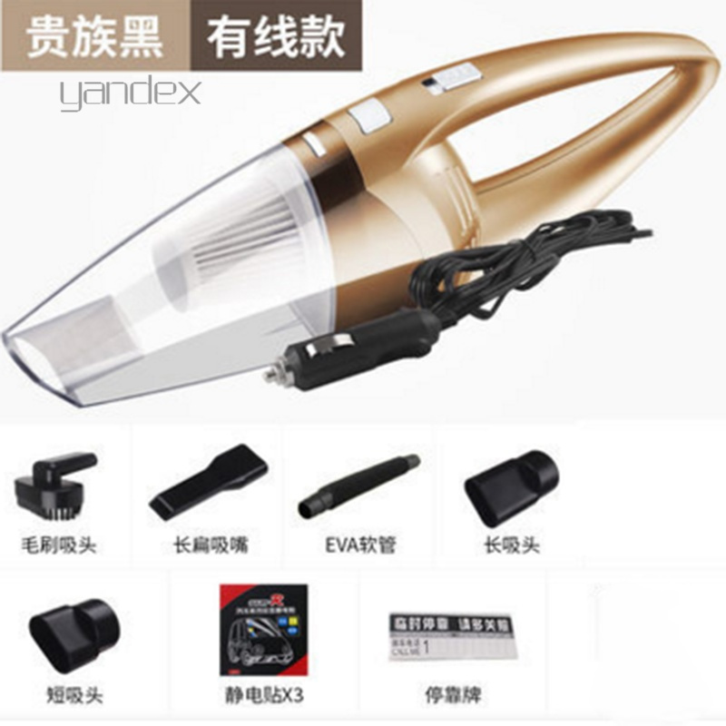 适用于车载吸尘器汽车无线家用大功率干湿两用12V车用多功能充电式吸尘4