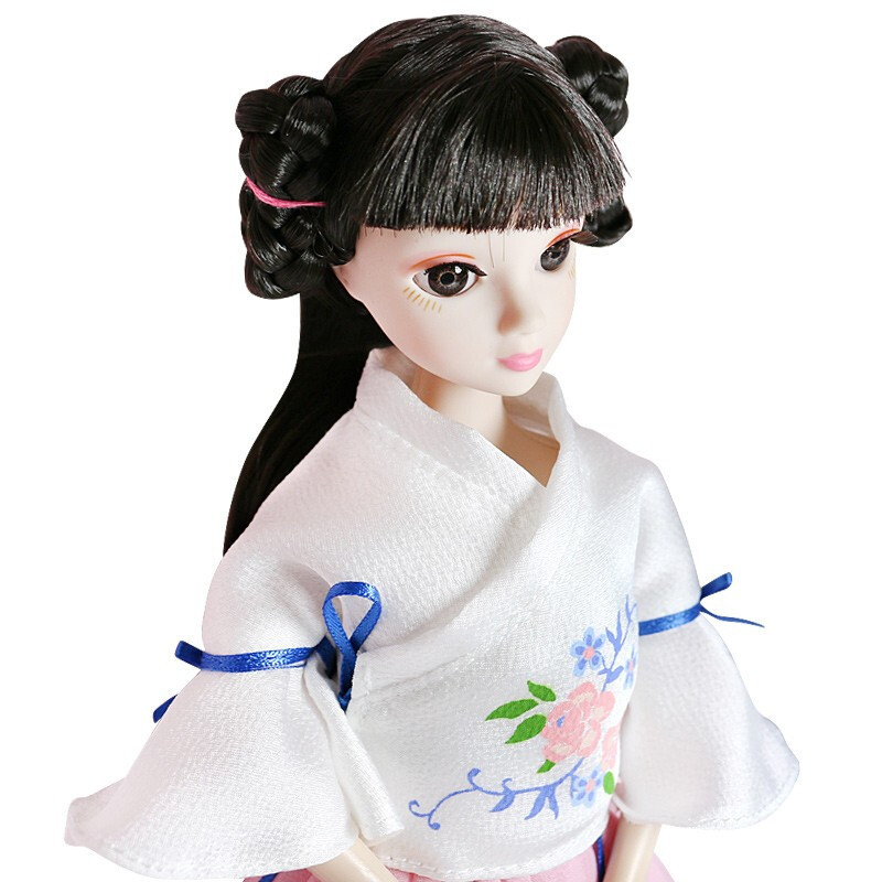 可儿娃娃女孩玩具套装关节体汉服社四季仙子大号换装娃娃 3084-1汉服