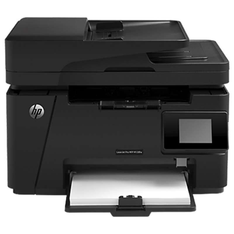 惠普 LaserJet Pro MFP M128fw 黑白激光一体机 家用作业打印 办公商务便捷打印