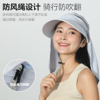 苏宁推荐神火户外防晒渔夫帽女款采茶帽夏季遮阳帽子大帽檐防紫外线全遮脸