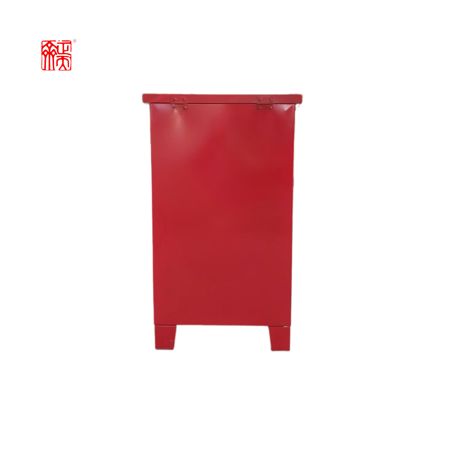 正天齐红色碳钢二氧化碳灭火器箱MT/7*2高清大图