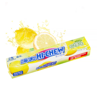 森永HI-CHEW嗨啾香口软糖柠檬味57g*12条 可选零食不粘牙水果软糖