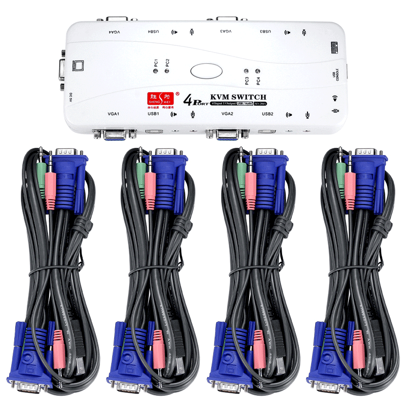 淮海KVM切换器4口