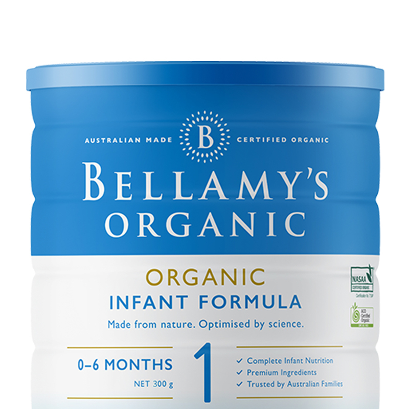 澳洲进口Bellamy’s贝拉米有机较大婴儿配方奶粉1段