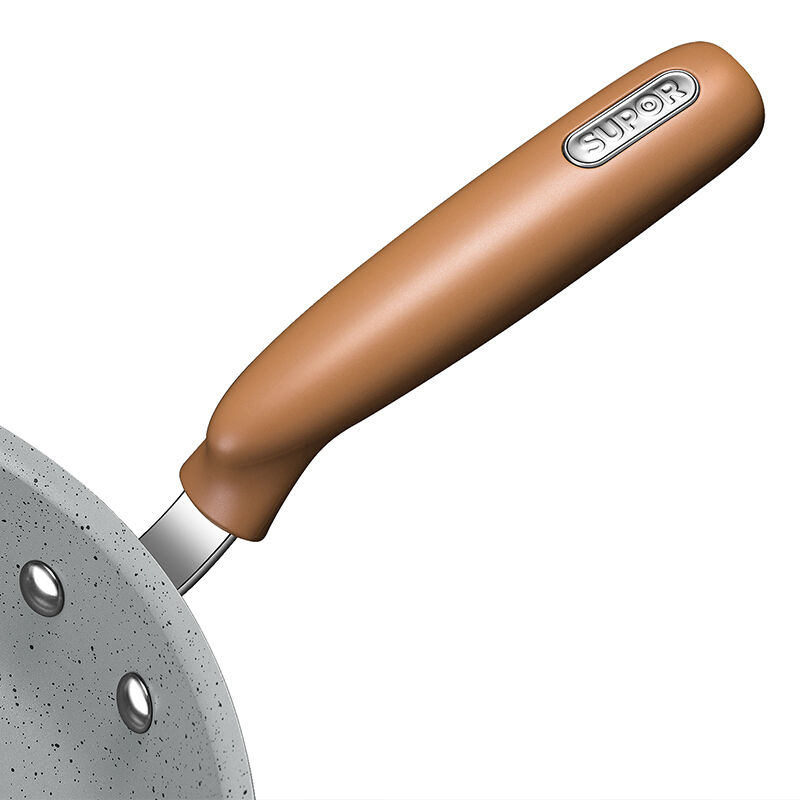 苏泊尔(SUPOR)迷色系列炒锅煎炒锅不粘锅炒菜锅少油烟电磁炉燃气平底锅牛排锅煎蛋锅30cm绿色EC30JAP01-V高清大图