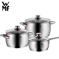 福腾宝(WMF) 福满家系列七件套 不锈钢炒锅汤锅奶锅煎锅平底锅刀具套装组合 自营