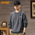 JEEP吉普美式休闲卫衣男士春秋季新款潮流百搭宽松打底长袖上普