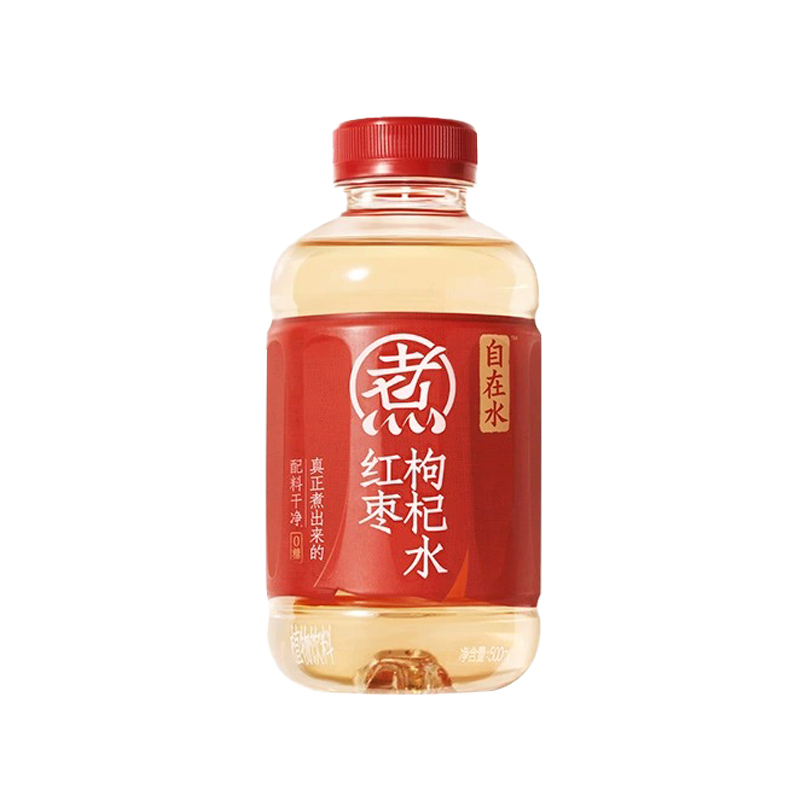 元气森林 好自在 红枣枸杞水 500ml*5瓶高清大图