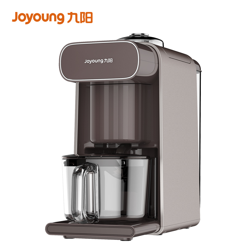 九阳Joyoung豆浆机K1 家用全自动咖啡机 不用手洗升级新款破壁豆浆机DJ10R-K1咖啡色
