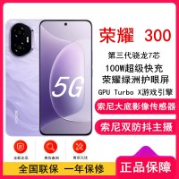 [全新]荣耀300 庐烟紫 8GB+256GB 第三代骁龙7芯 5G 5300毫安青海湖电池 100W快充 拍照手机