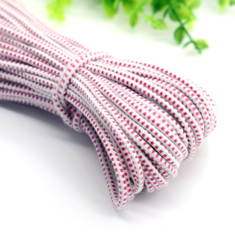 家柏饰corated老式圆松紧带弹力绳高弹力裤腰裤子松紧带橡皮筋绳儿童