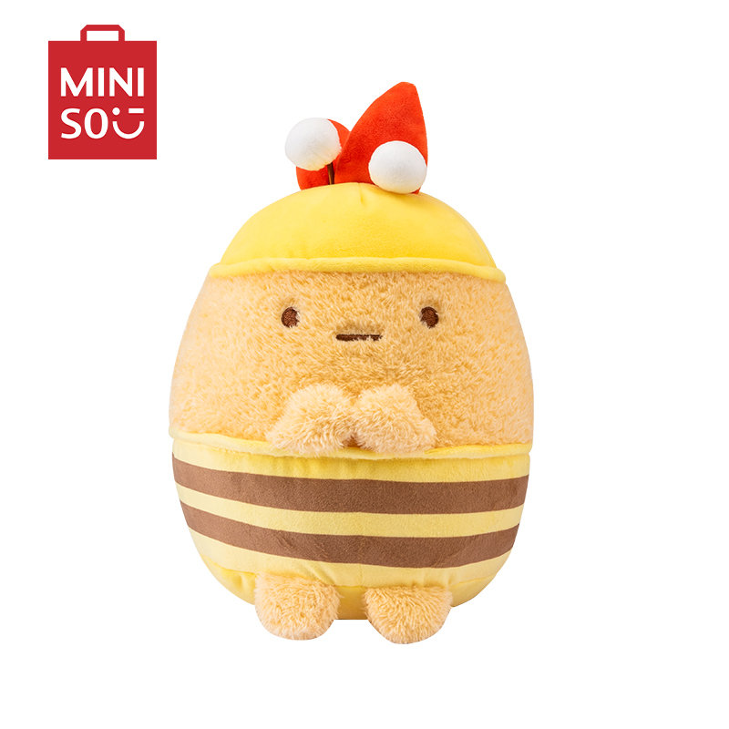 名创优品(miniso) 角落小伙伴系列公仔生日礼物毛绒玩具布娃娃创意玩偶[蜜蜂炸虾尾]