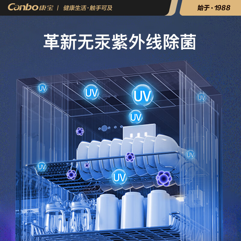 康宝canbo高端抗菌不粘炒锅30cm大口径厚底设计快速导热健康烹饪高清大图