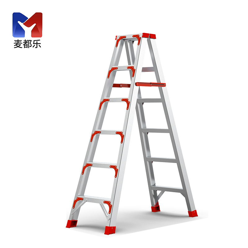 麦都乐 铝合金人字梯 1.7米/个高清大图