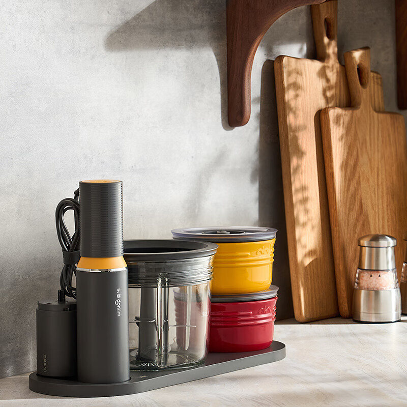 东菱(DonLim)DL-5029 套装(DL-5029+S号真空袋)1.6L家用备餐多功能佐料机抽真空保鲜绞肉机