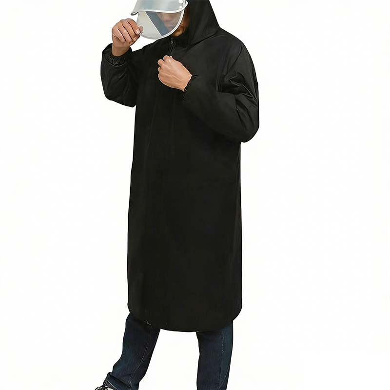 新动力火车 长身雨衣黑色 尺码165-190 件高清大图