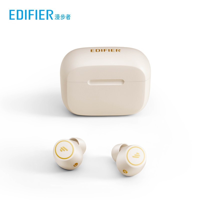 EDIFIER/漫步者TWS1 Pro蓝牙耳机真无线双耳降噪真无线小型隐形入耳式 超长待机续航迷你运动游戏听歌防水 白色