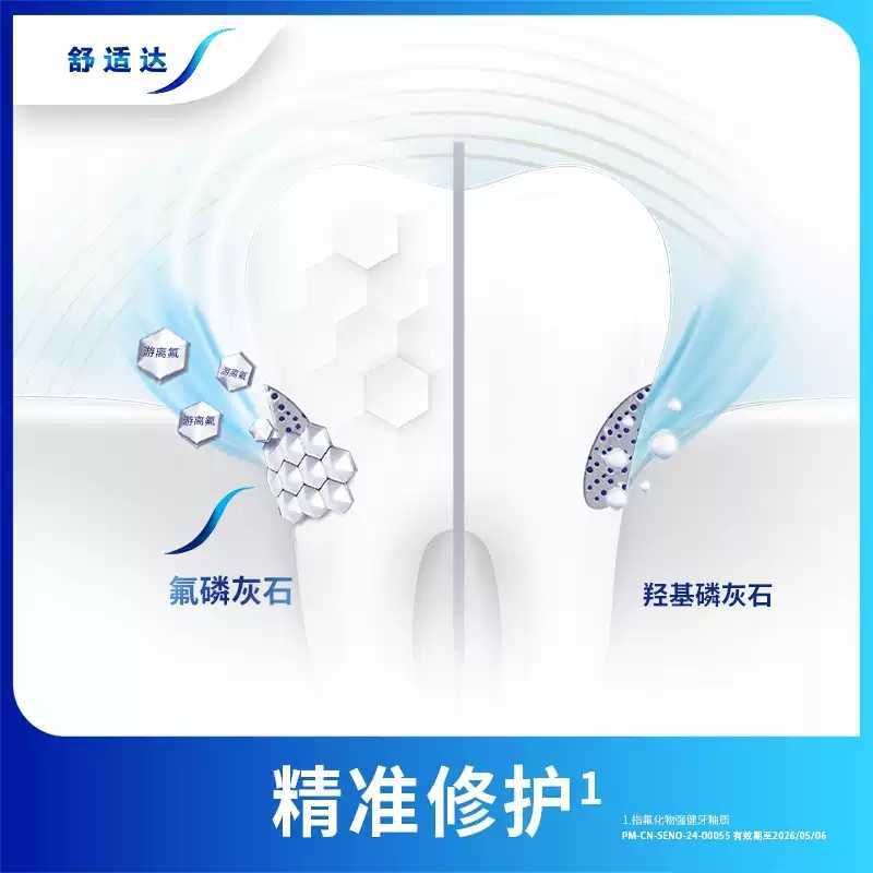 舒适达多效臻护牙膏100g 牙齿敏感清新口气抗敏感牙膏