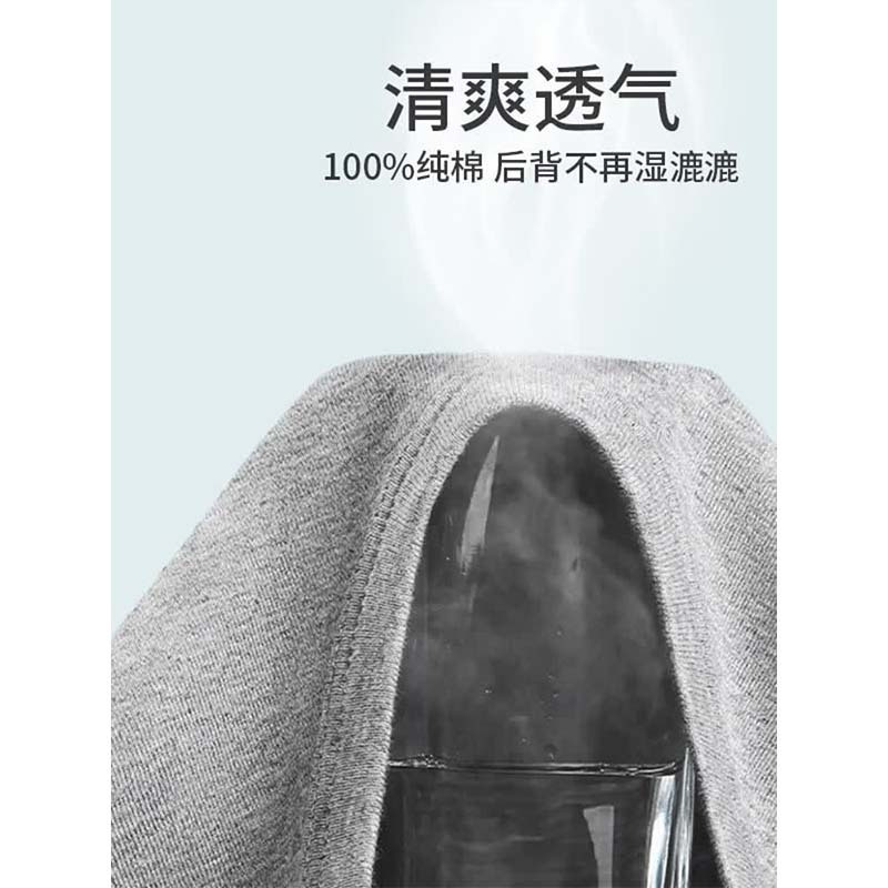 七匹狼背心男士100%纯棉夏季薄款3件装100%纯棉细罗纹3件（黑+灰+白XL (175) 推荐体重 130-150斤高清大图