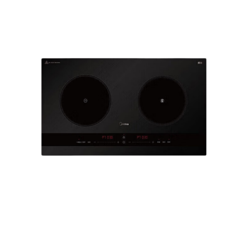 美的 (Midea) MC-DZ35CT15P 电磁炉 3500W大功率 嵌入式火锅炉 家用 一电一陶不挑锅具