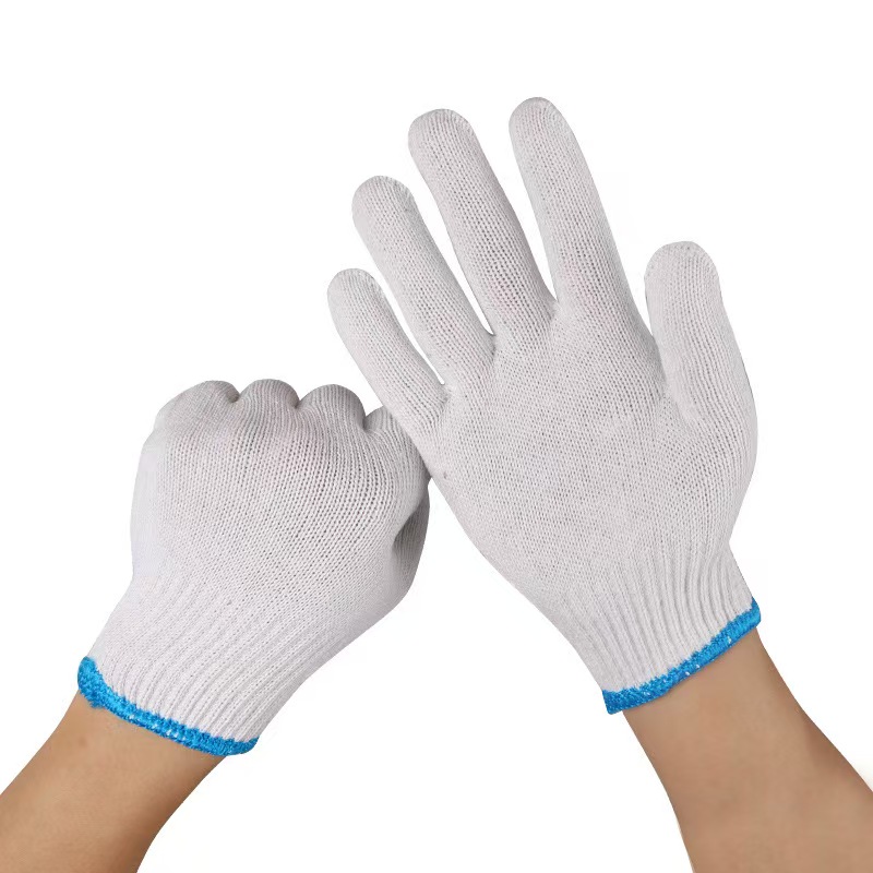 邦能之星线手套棉线纱手套工地搬运干活作业防滑耐磨手部防护劳保手套N6264高清大图