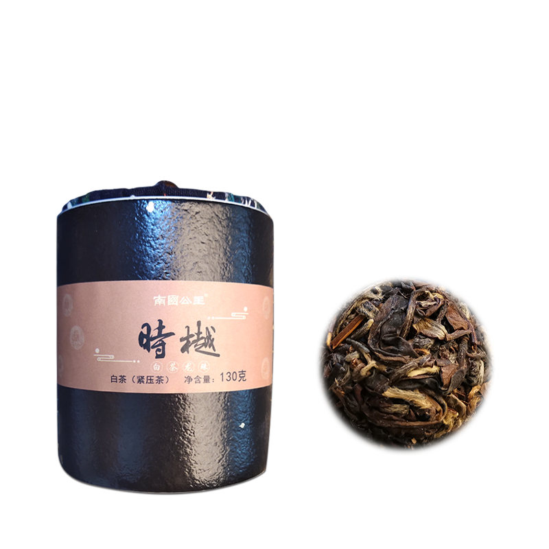 [手工龙珠]南国公主 时樾白茶龙珠 云南白茶 130克罐装