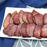 [中华特色]遵义馆 黔婆婆原味土猪肉腊肉火精肉纯瘦肉500g 贵州遵义特产烟熏腌制全瘦肉真空包装 西南