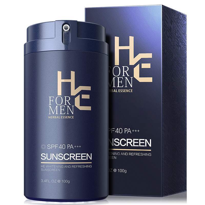 赫恩男士防晒霜乳防紫外线户外专用脸部面部隔离喷雾学生党军训