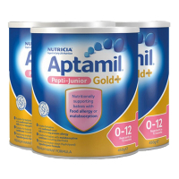 Aptamil 爱他美 澳洲直邮 金装 适度/深度水解/乳糖不耐受过敏奶粉 Pepti无乳糖*3罐
