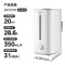 美的(Midea)空气加湿器小型落地净化器卧室办公桌面家用增湿器大容量雾化加湿缓解干燥SC-3G40S