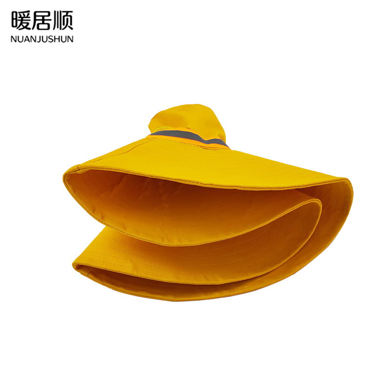 暖居顺 大帽檐纱网遮阳帽 YQ1079 顶高清大图