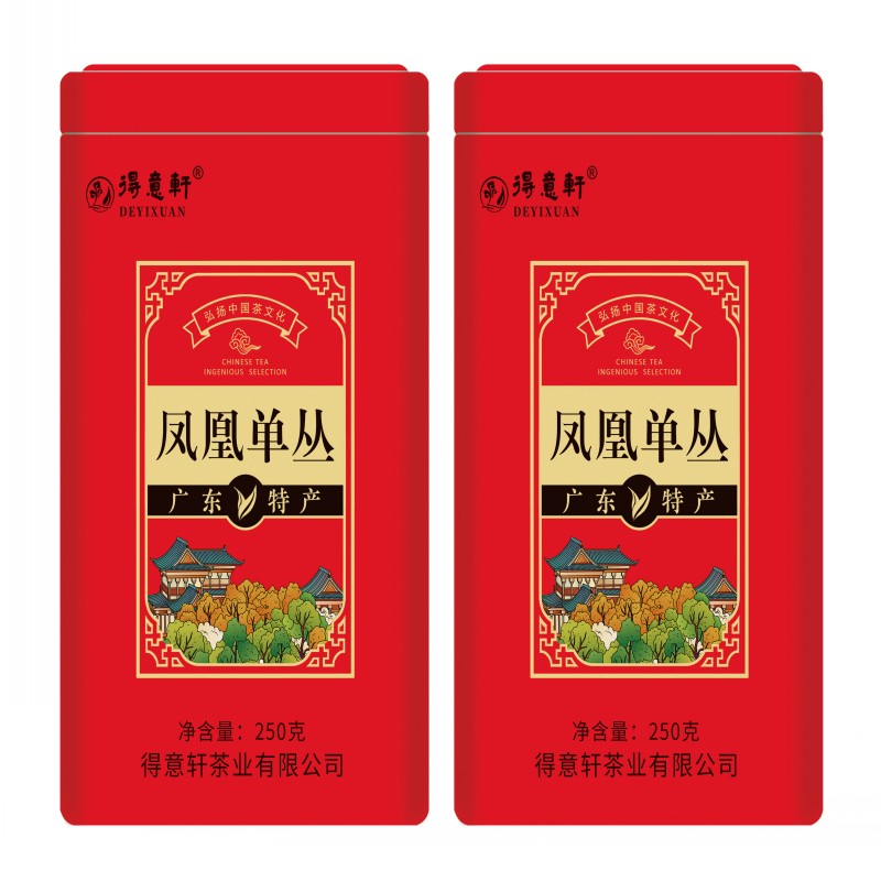 得意轩 潮州 凤凰单丛 乌龙茶鸭屎香 250g 罐