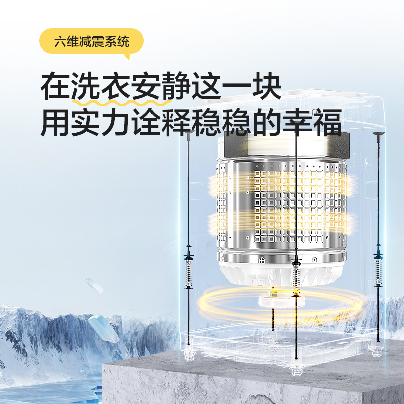 统帅(Leader)海尔出品 8.2公斤 全自动波轮洗衣机 1级能效 除螨 超微净魔方政府补贴 XQBL82-M20D1高清大图