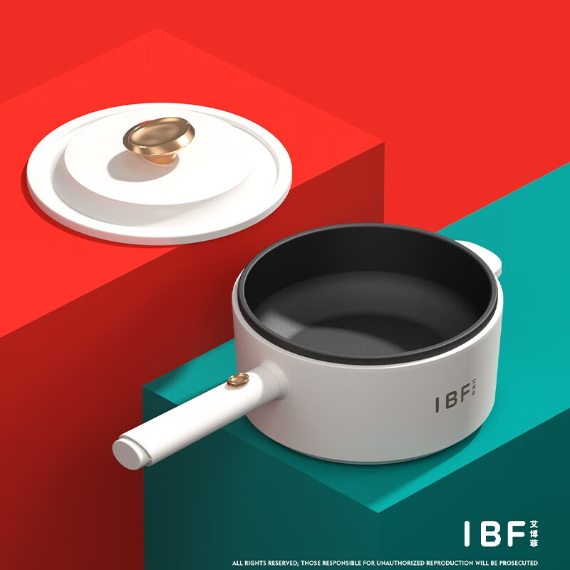 艾博菲 IBFD-037-2 旺兔思瑞·多功能电煮锅 1600ml