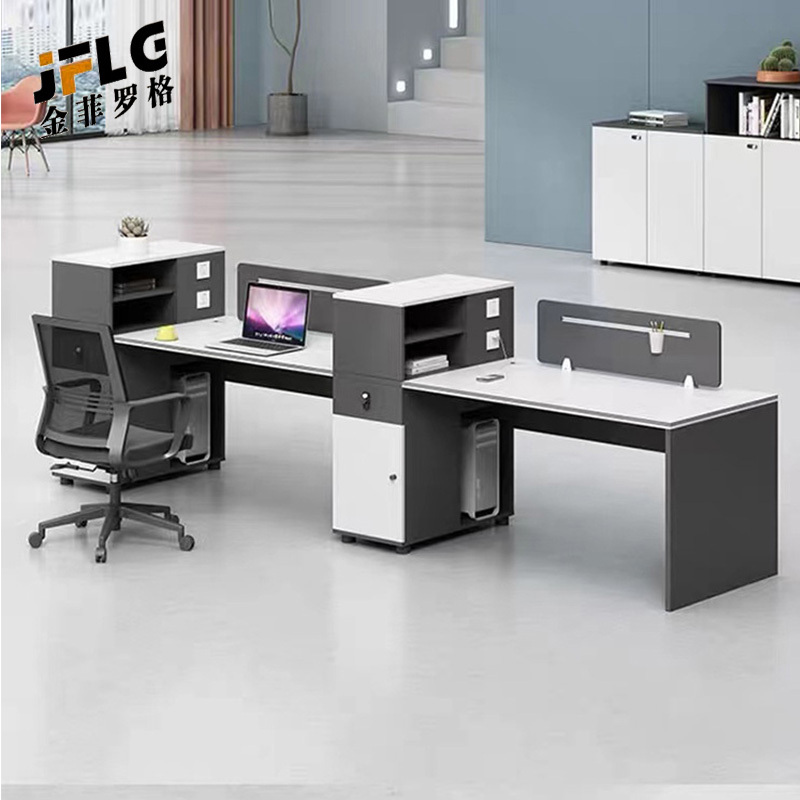 苏宁 金菲罗格 办公家具 办公室屏风工位板式员工桌高清大图