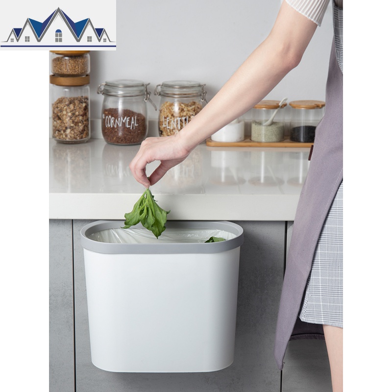 厨房垃圾桶橱柜悬挂式蔬菜果皮分类垃圾篓家用卫生间壁挂垃圾筒_29_551高清大图