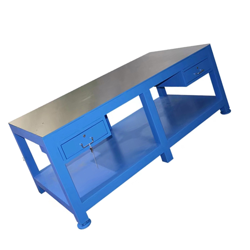 汐 重型钳工操作台 工具桌2米张高清大图