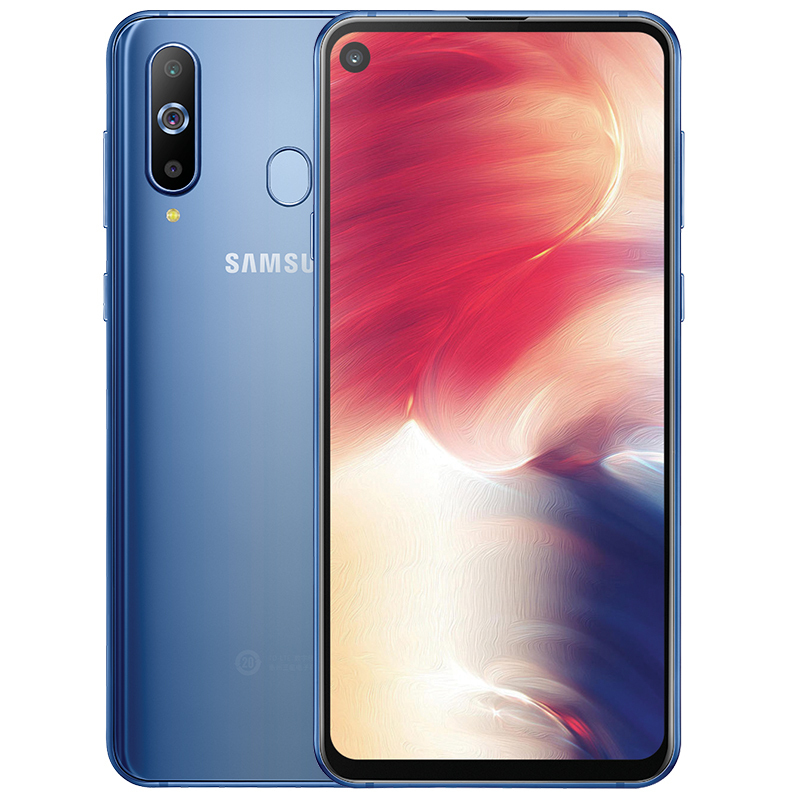 三星 Galaxy A8s(SM-G8870) 8GB+128GB 渐变色 精灵蓝 黑瞳全视屏 移动联通电信全网通4G全面屏手机