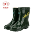 天津双安35kv绝缘靴 双安牌高压绝缘靴 电工绝缘靴双安35kv 中筒 双安35KV绝缘靴-39码
