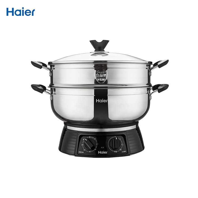 海尔(Haier)电炒锅HDC-DMB3403多功能电炒锅电煮锅电火锅多档时间调节