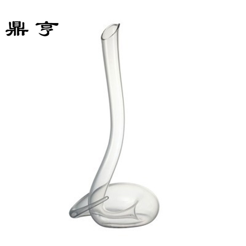 鼎亨包邮手工创意红酒无铅水晶蛇形醒酒器玻璃快速分酒器送礼工艺